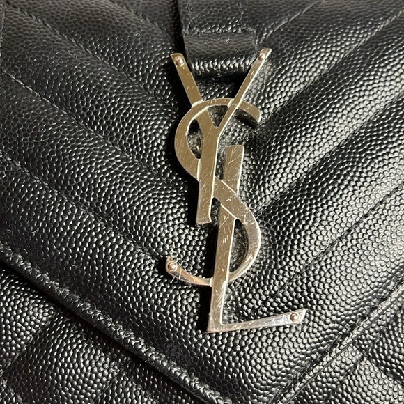 YSL St Laurent Envelope Flap Bag black - Picture 7 of 16